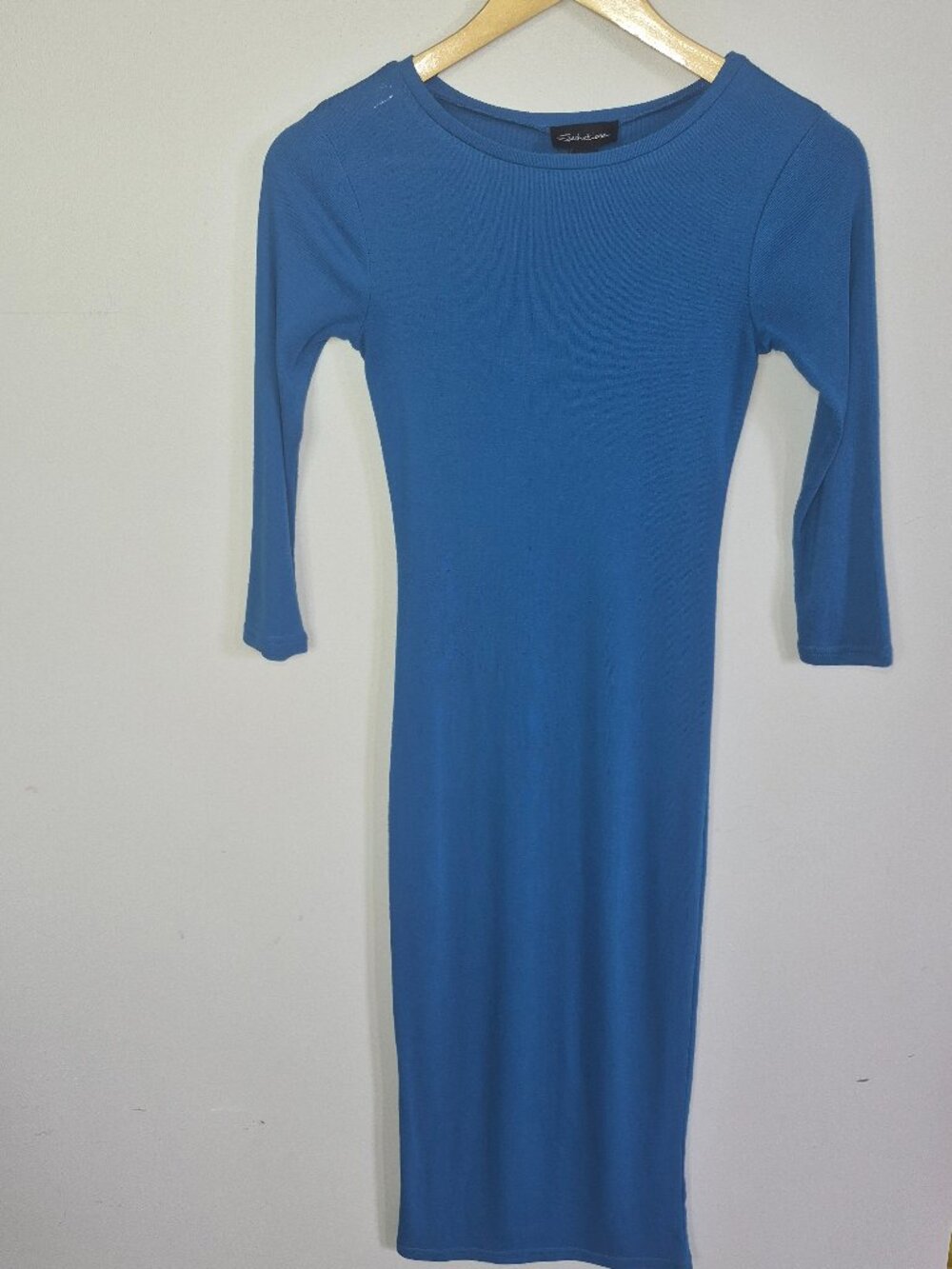 Seductions Blue Bodycon Midi Dress Size XS